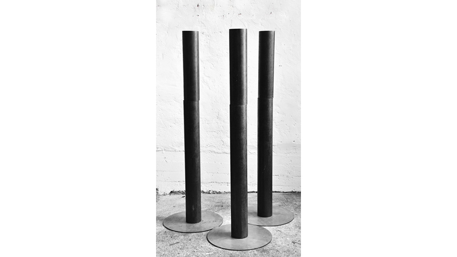 MOVING COLUMNS II, 2014, H 200 cm